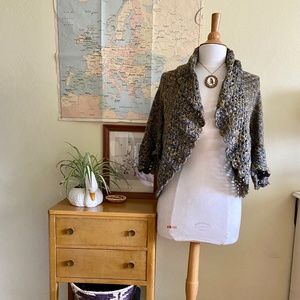 Knitted Autumn Shawl Sweater